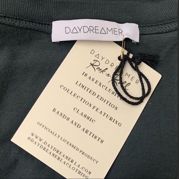 Daydreamer x Free People AC/DC Long Sleeve Black Tee Size XSmall - Picture 6 of 6